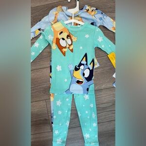 Kids Bluey Cartoon Pajamas Set